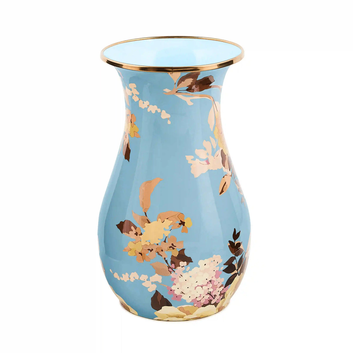 Wild Rose Brown Tall Vase