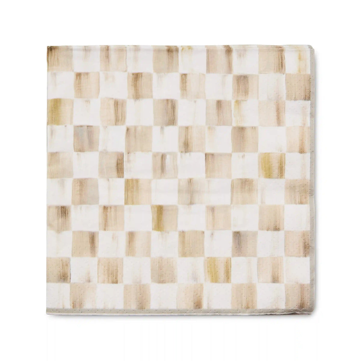 Emerald Check Dinner Paper Napkins