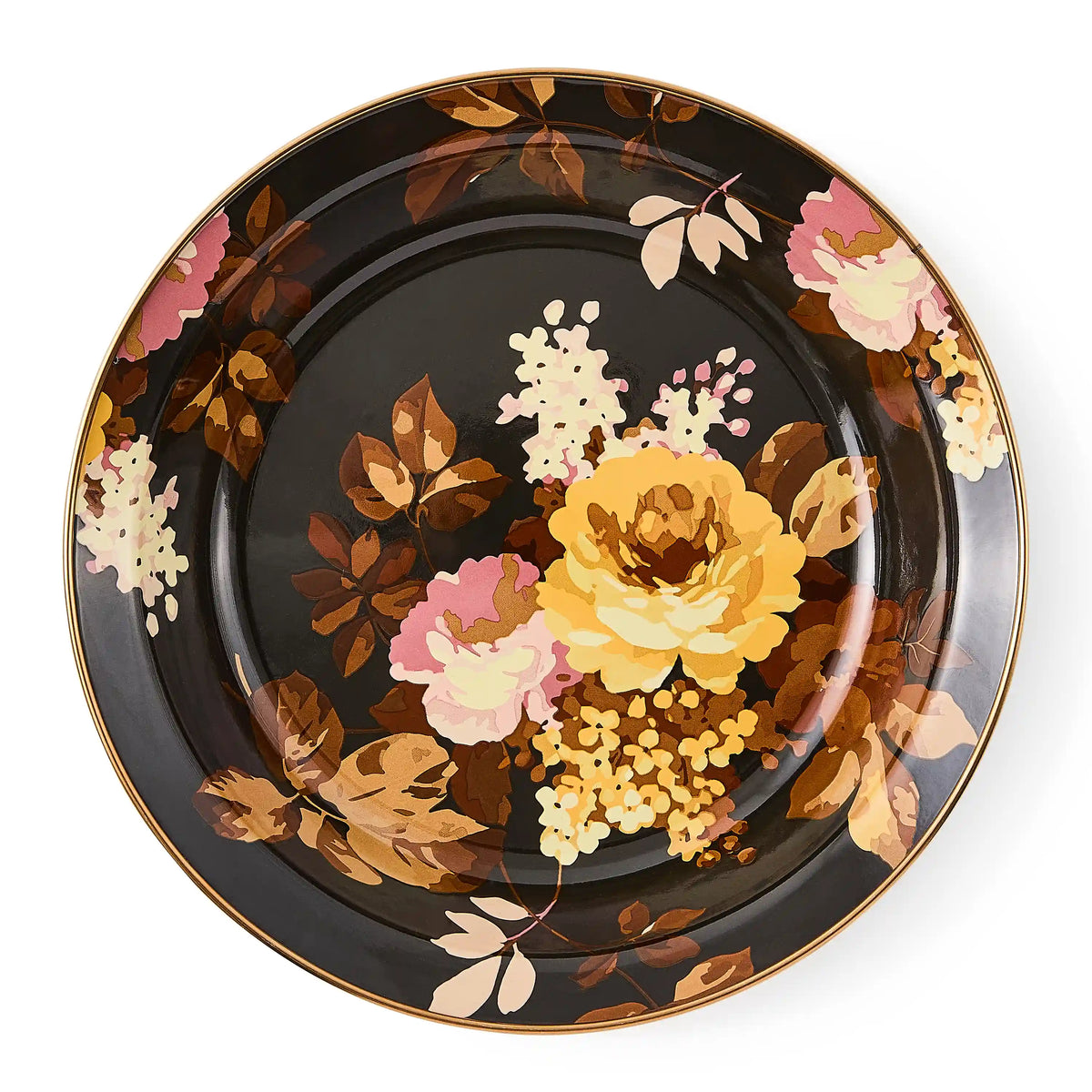 Wild Rose White Pie Plate