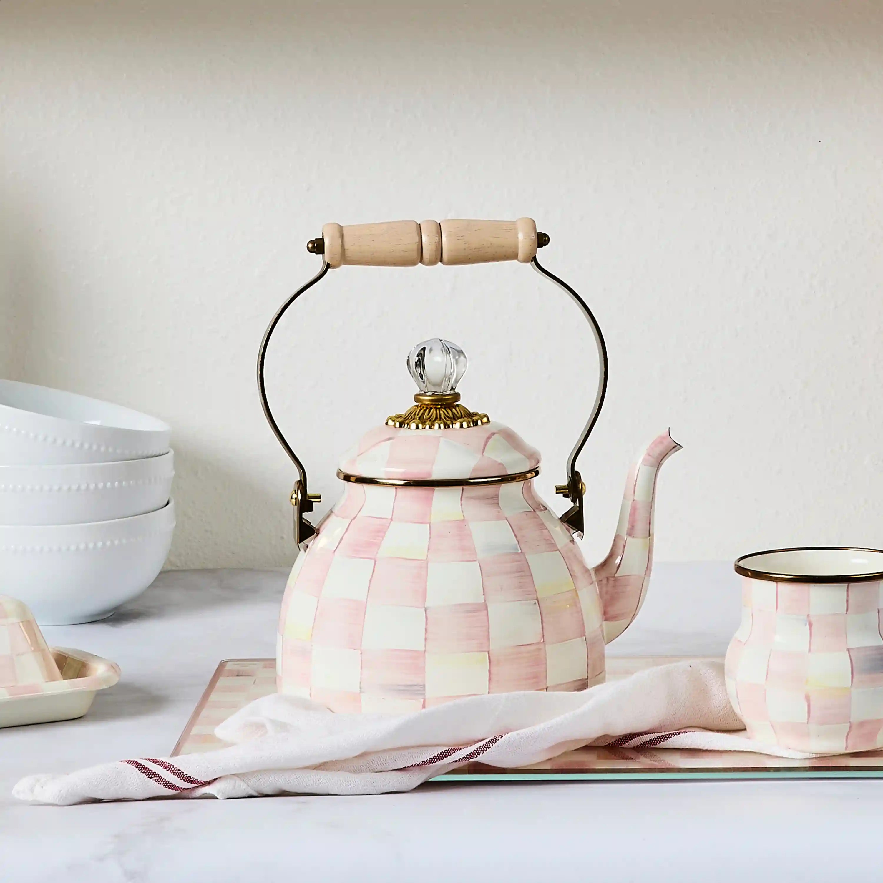 Royal Check 3 Quart Tea Kettle