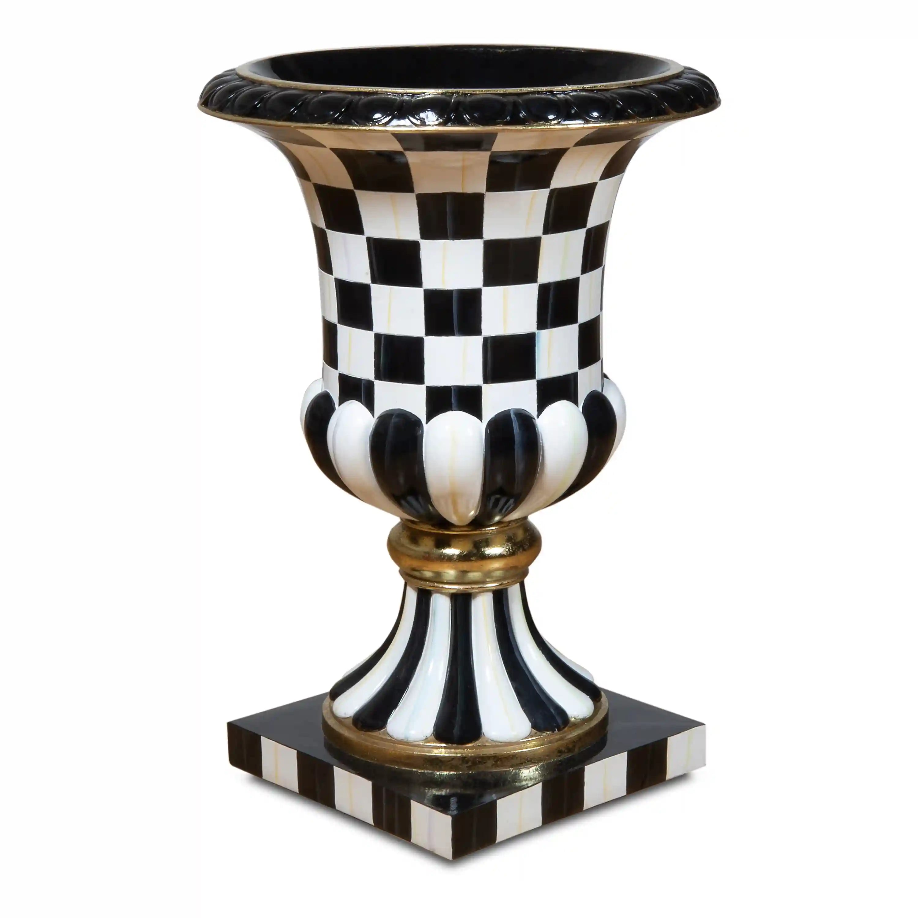 Courtly Stripe Urn