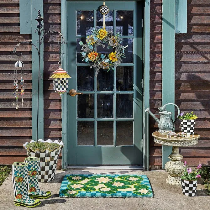 Courtly Check Wreath Hanger