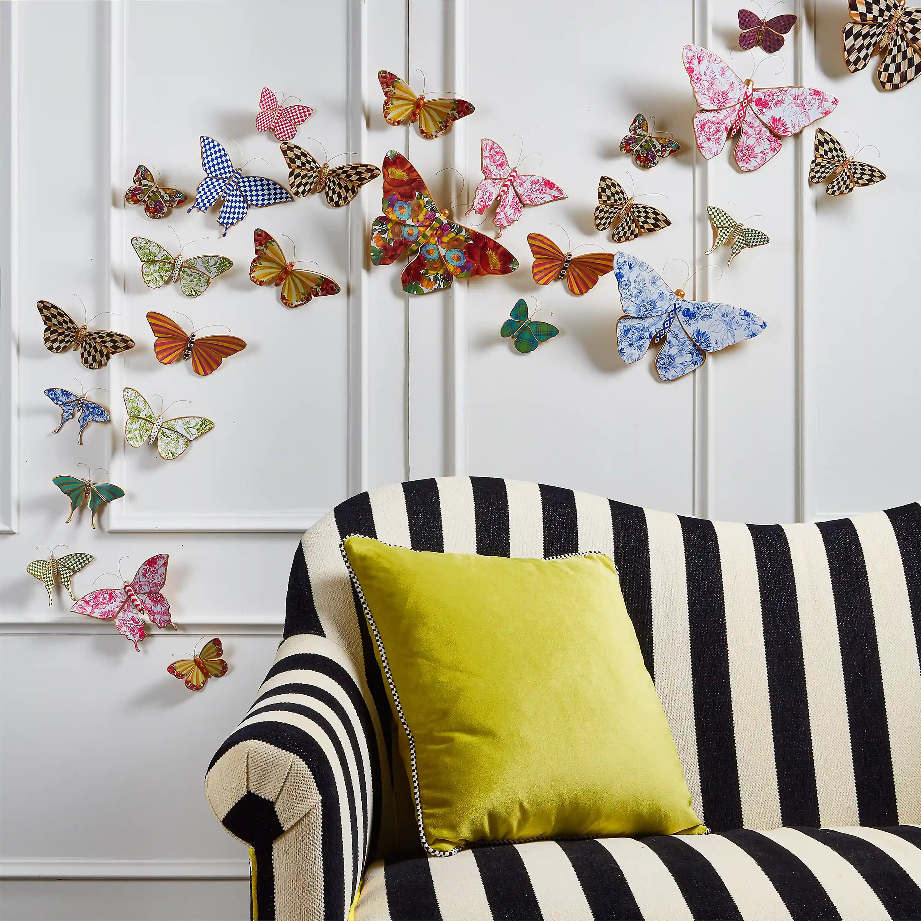 Mocha Butterfly Wall Decor Duo