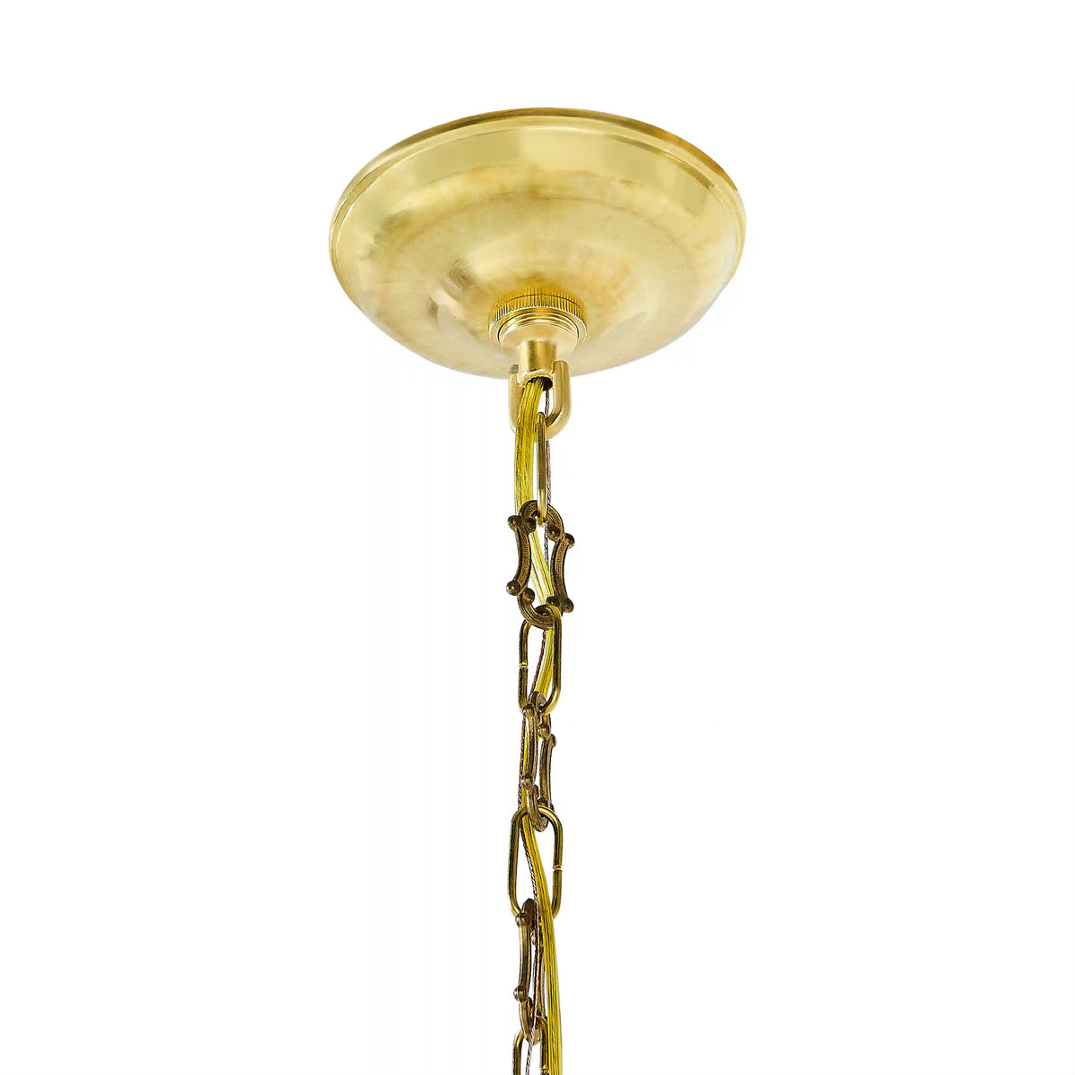 Sterling Check Flared Ceramic Pendant Lamp