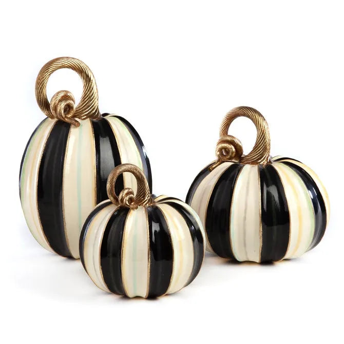 Elegant Stripe Tall Pumpkin