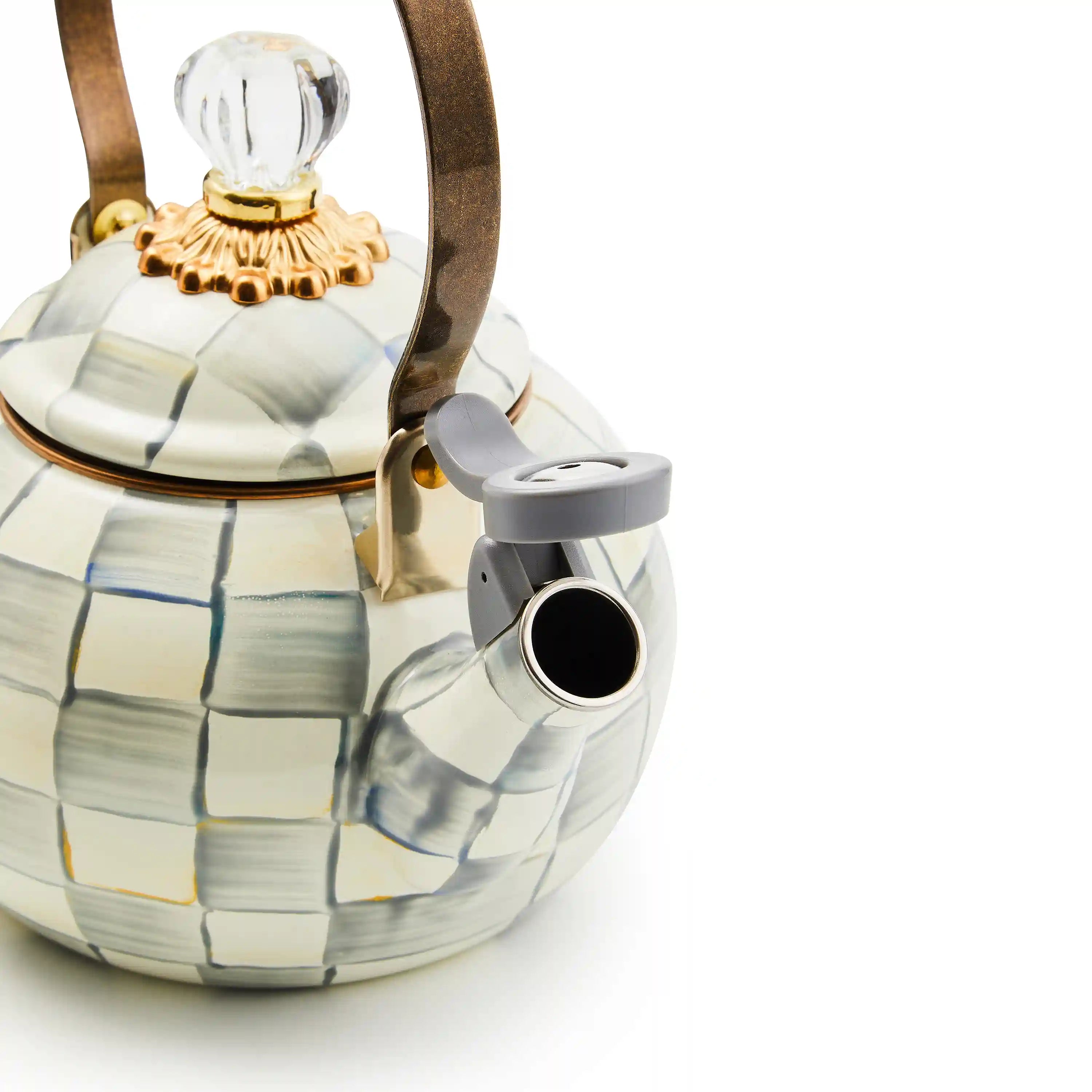 Rosy Check Whistling Tea Kettle