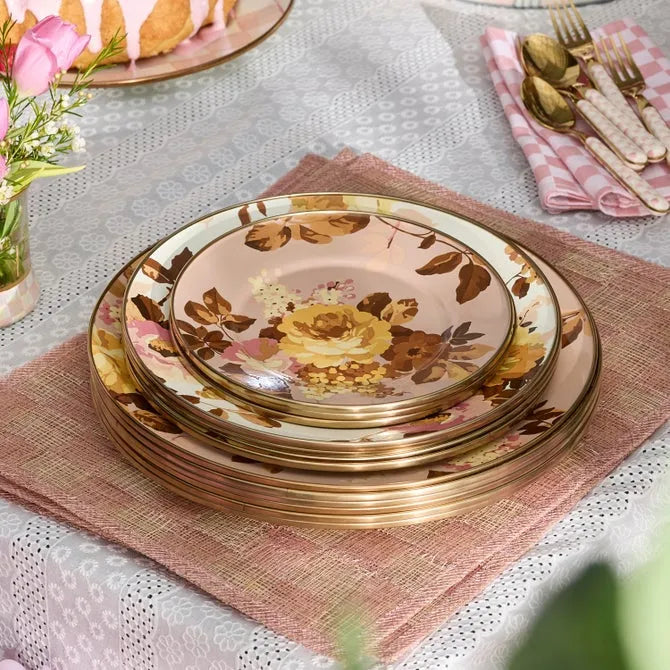 Wild Rose Mauve Salad/Dessert Plate