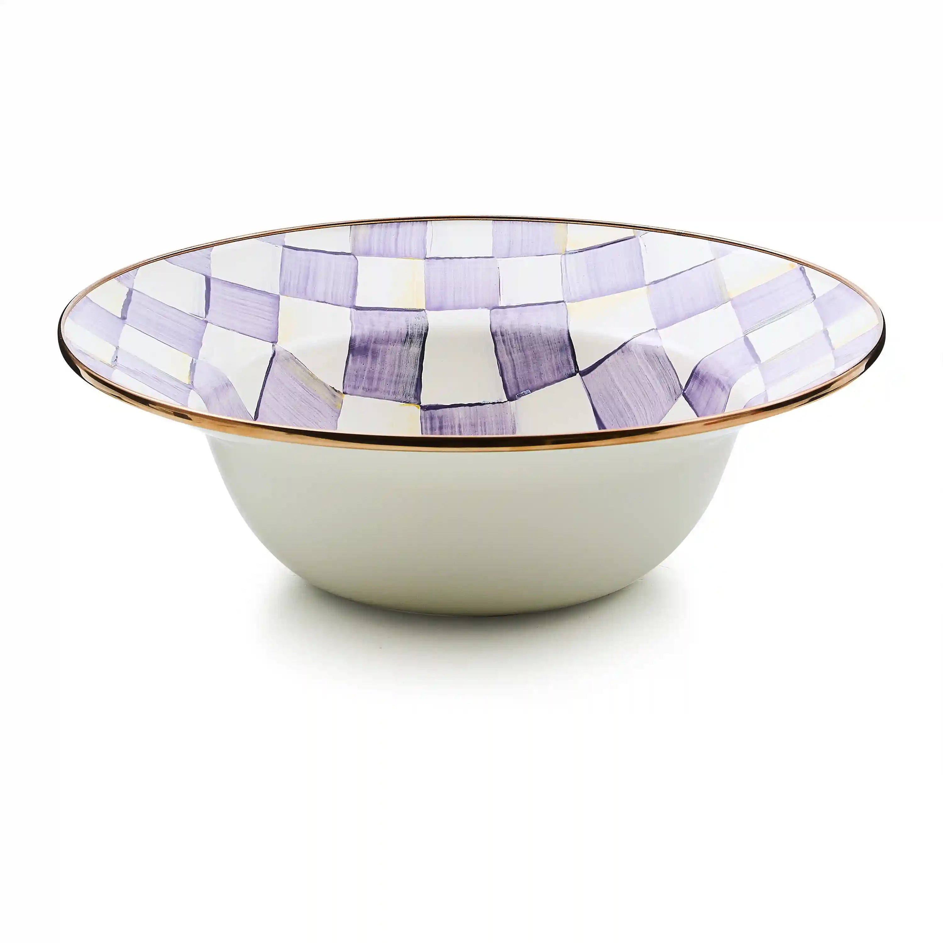 Sky Check Serving Bowl
