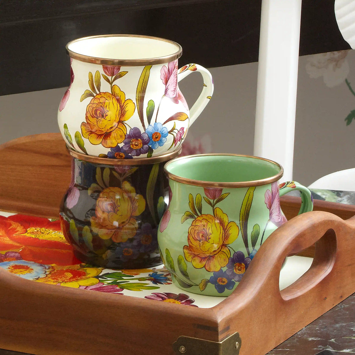 Wildflowers Pink Mug