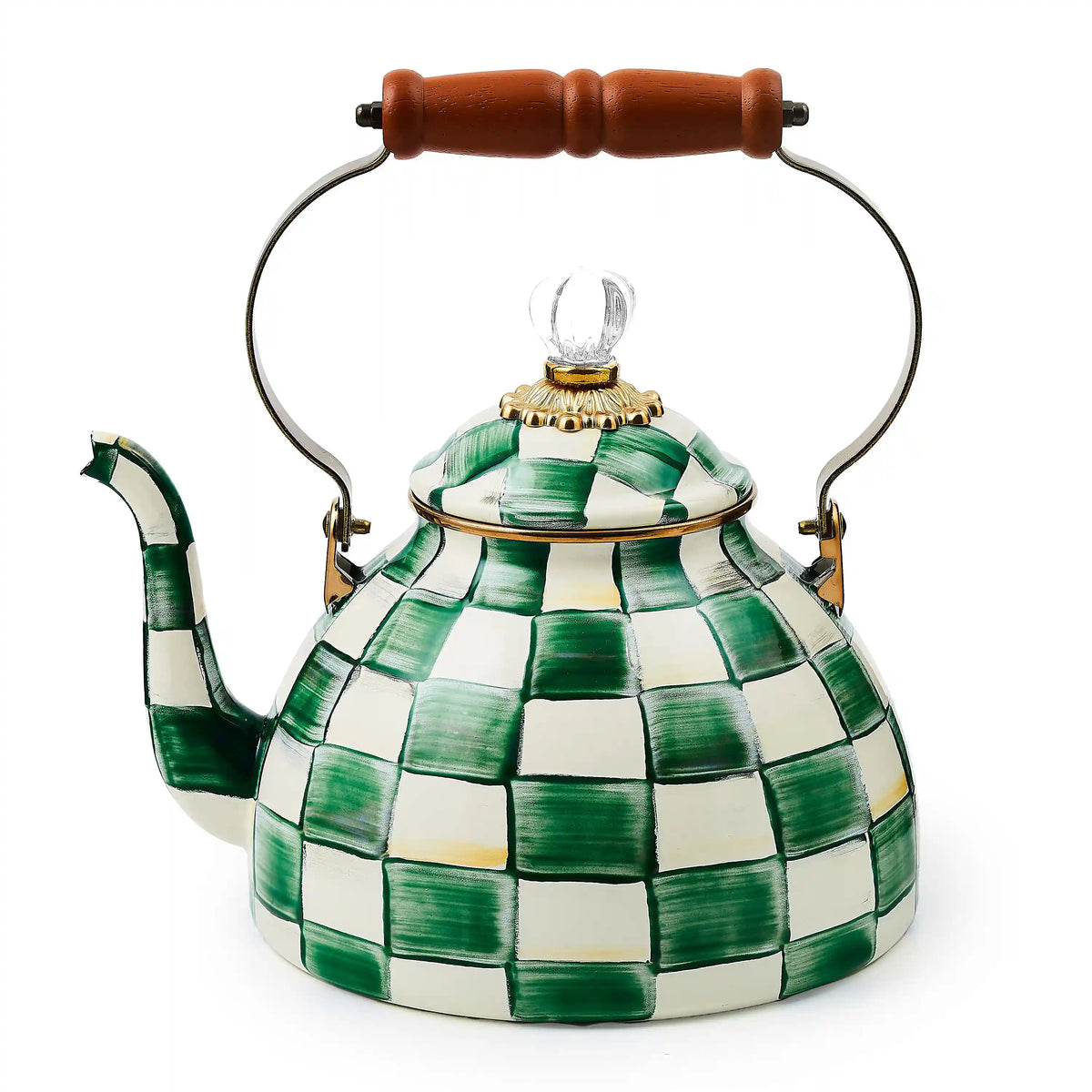 Rosy Check 2 Quart Tea Kettle
