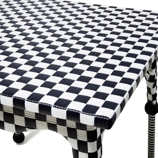 Gambit Check Outdoor Patio Dining Table