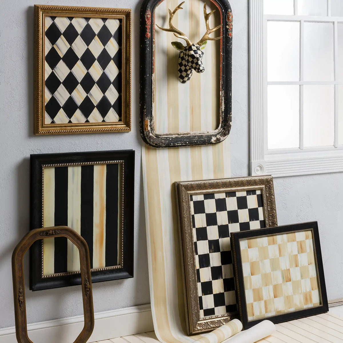 Rosy Check Small Deer Wall Decor