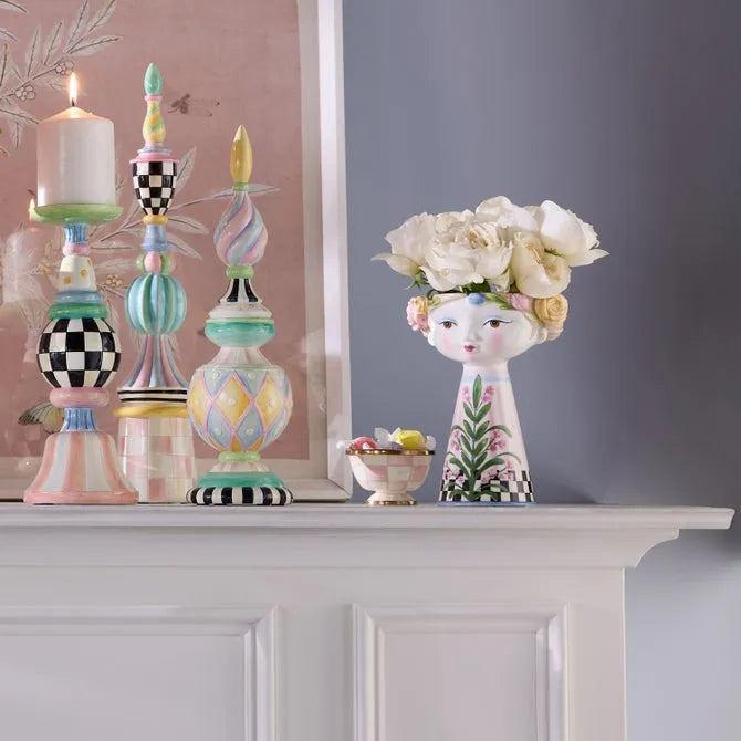 Rosy Meadow Short Lady Vase