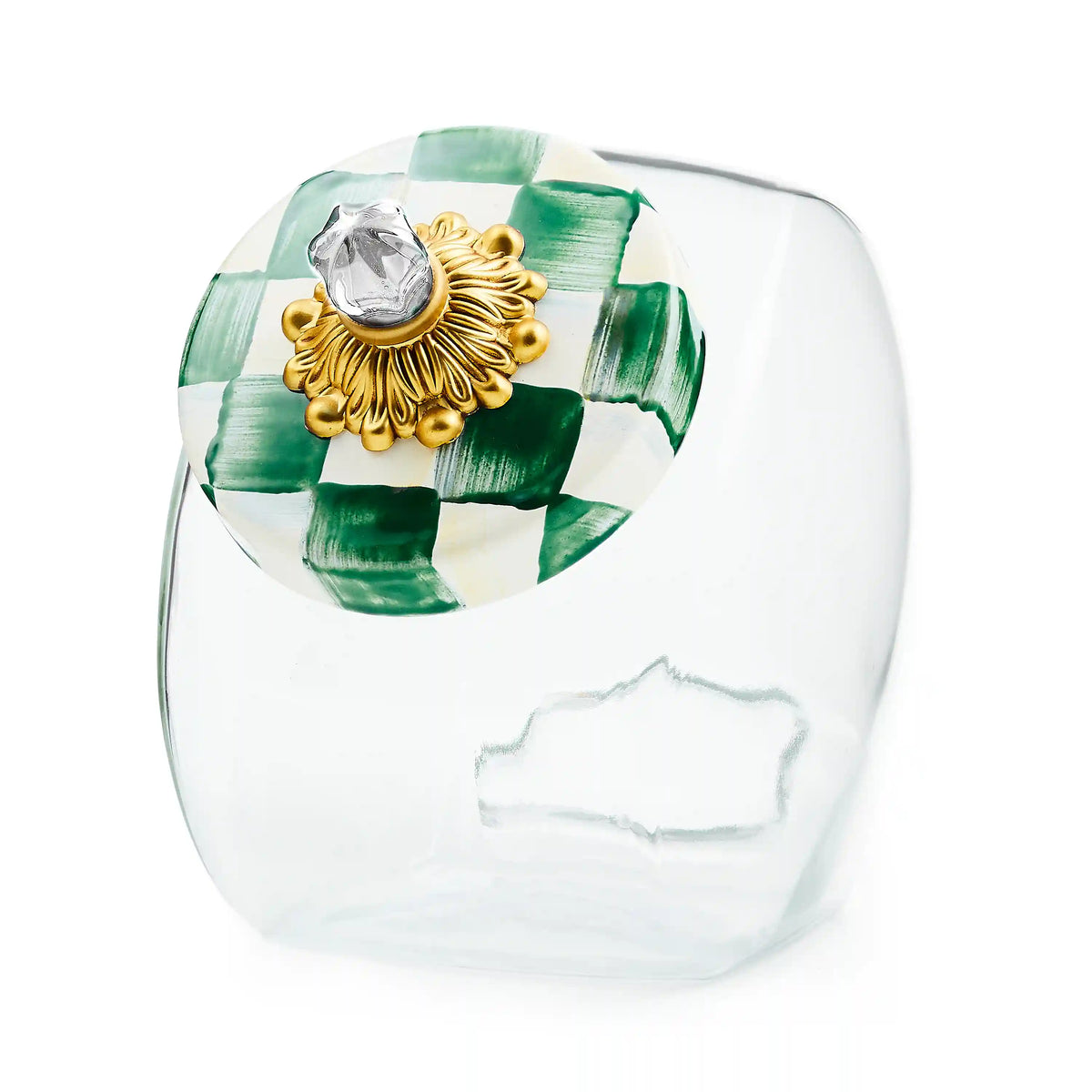 Sweets Jar with Sterling Check Lid