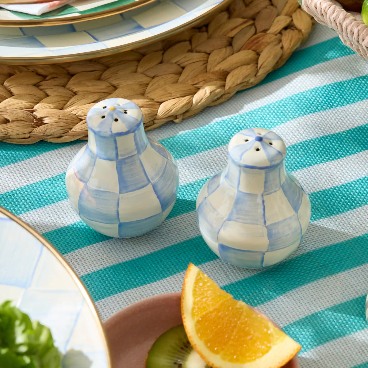 Courtly Check Large Salt & Pepper Shakers