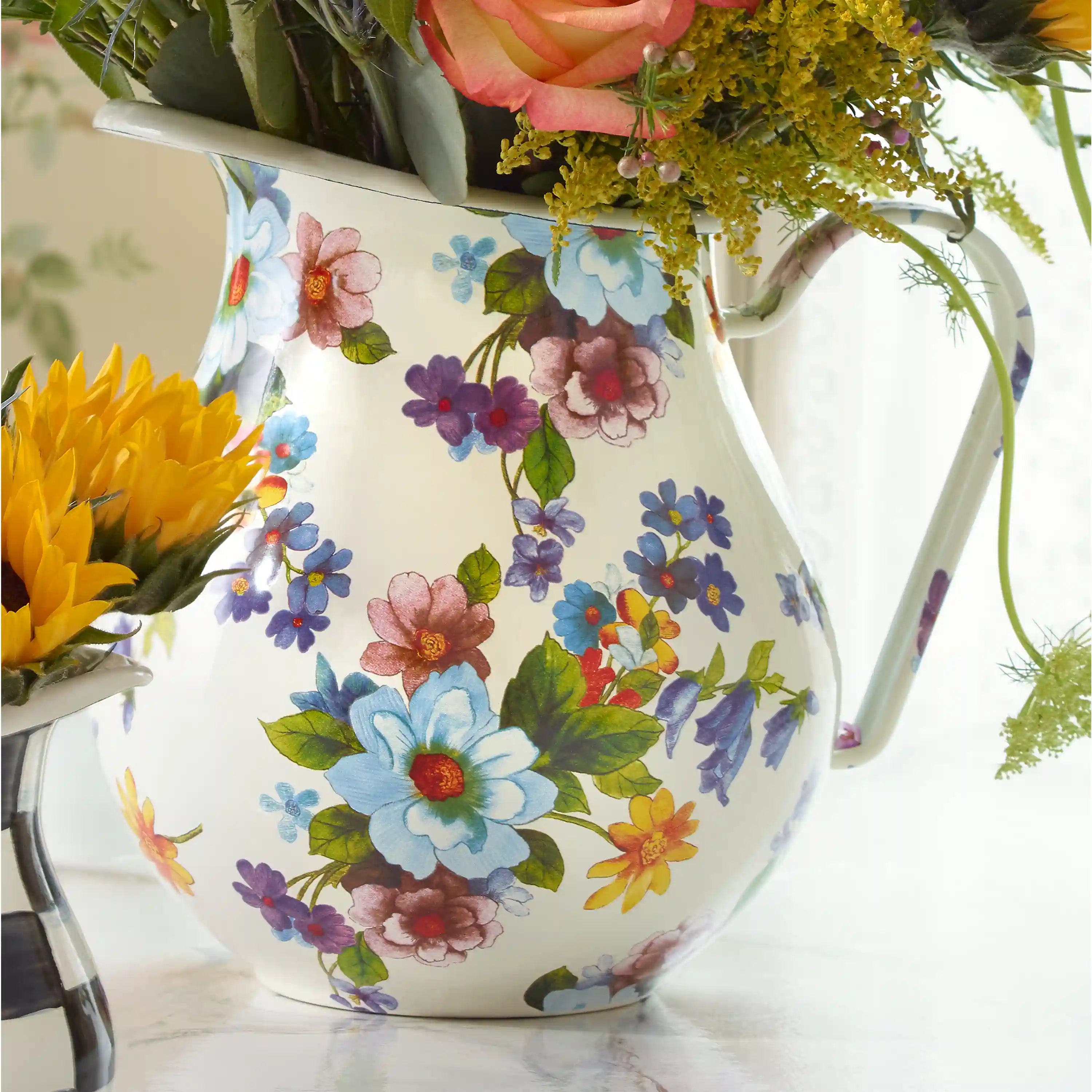 Wild Rose Mauve Pitcher