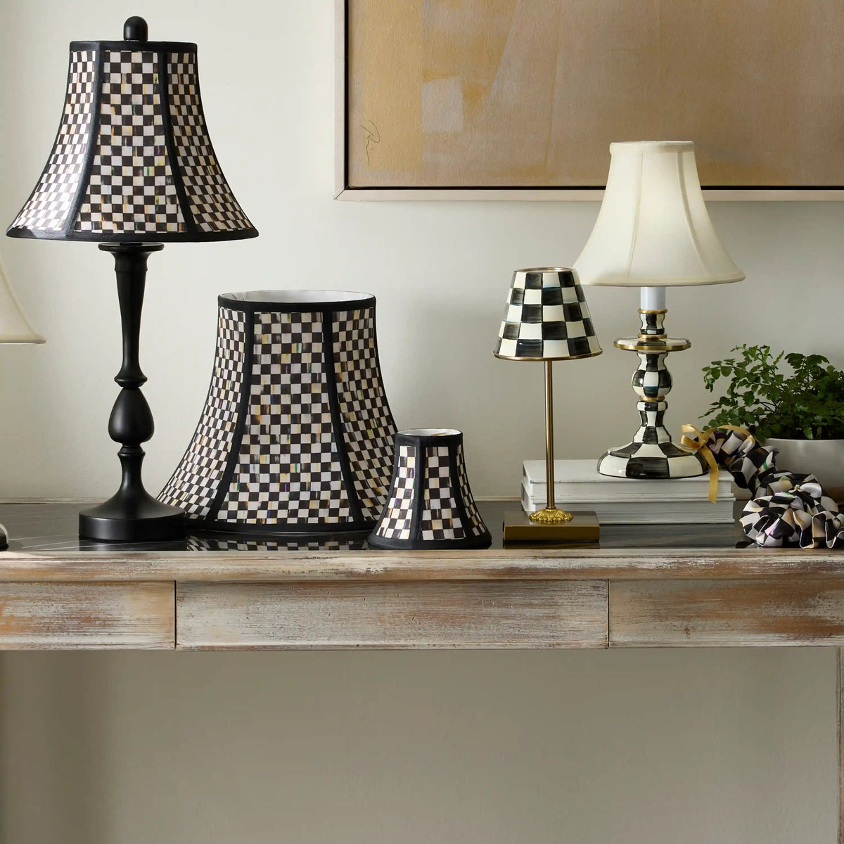 Courtly Check Chandelier Shade