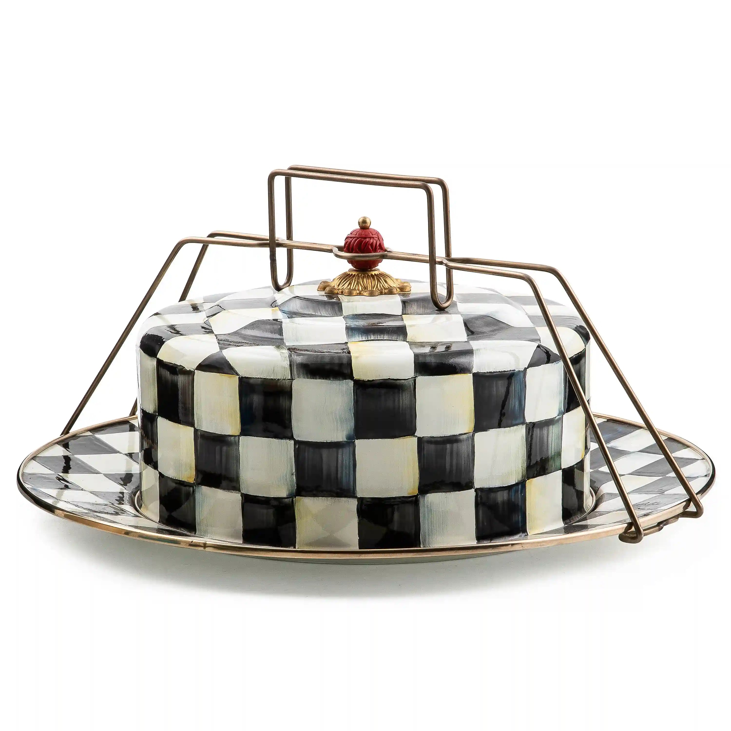 White Flower Market Cake Carrier