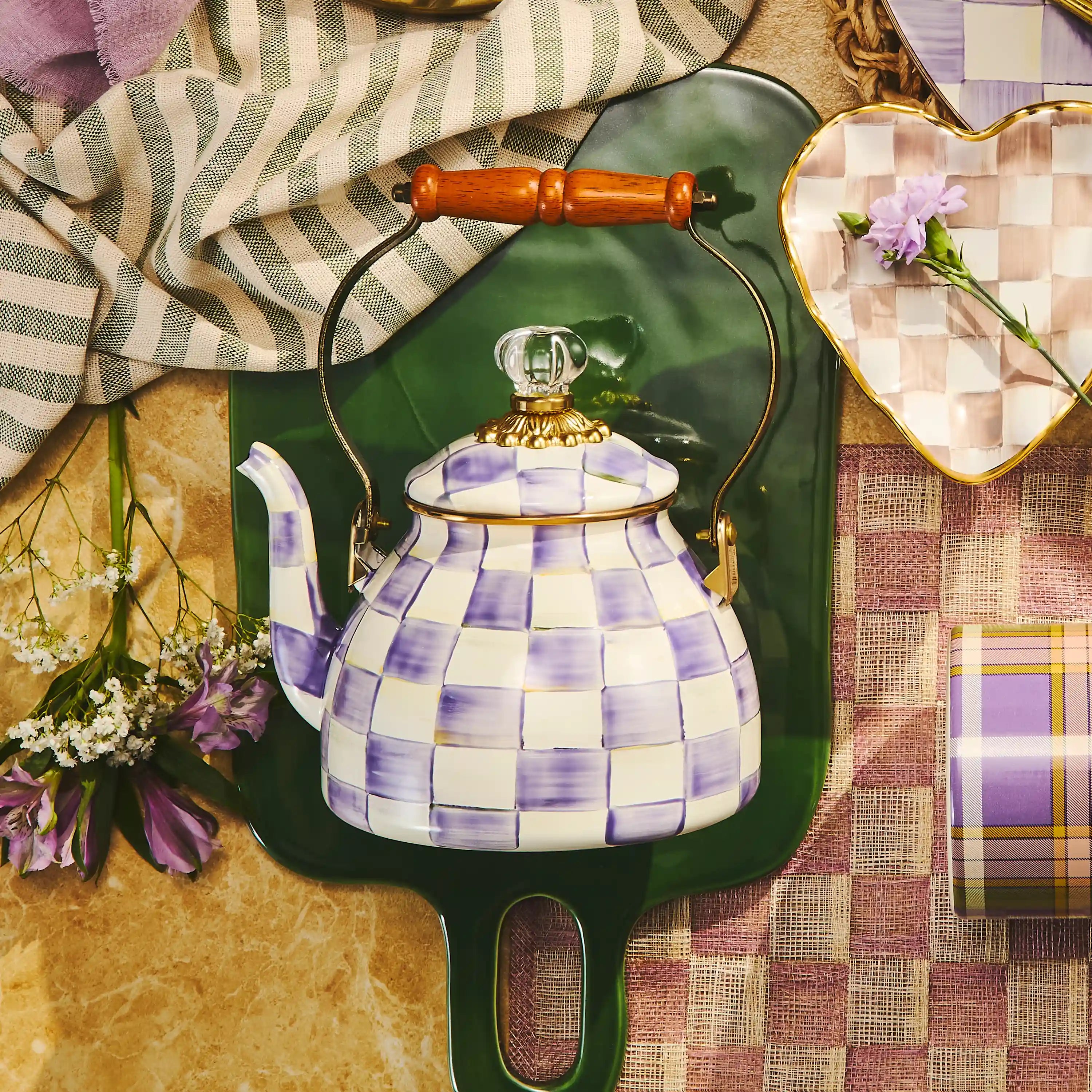 Royal Check 3 Quart Tea Kettle
