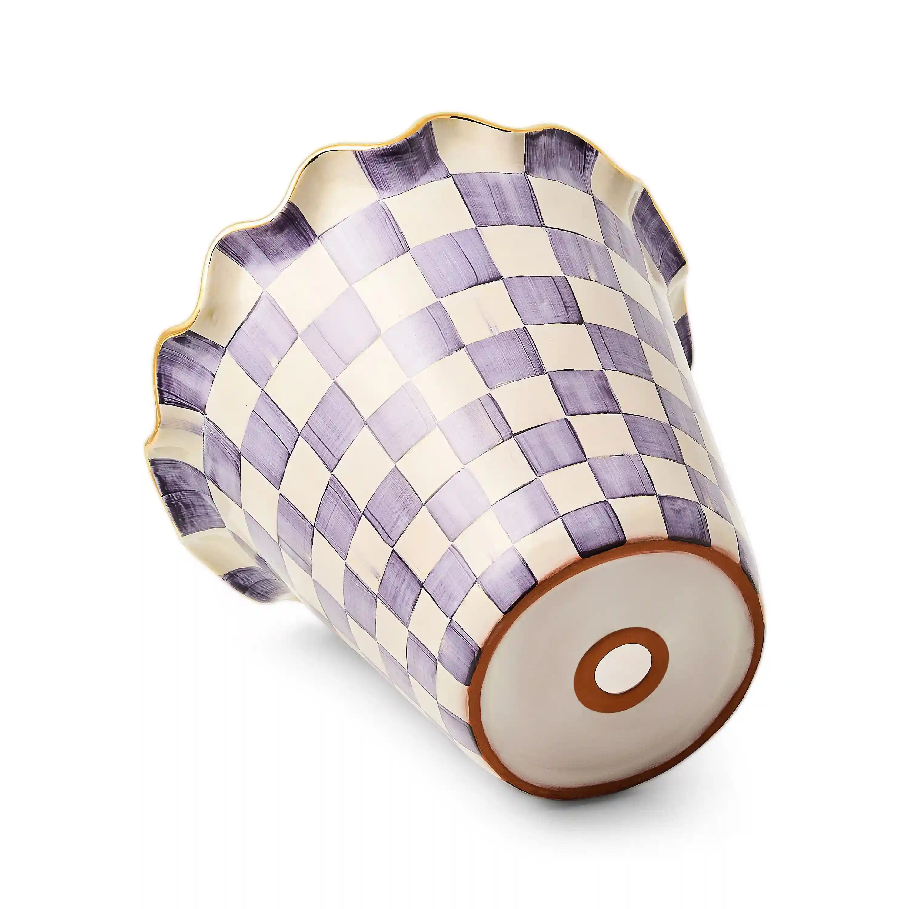 Courtly Check Ceramic Jumbo Garden Pot