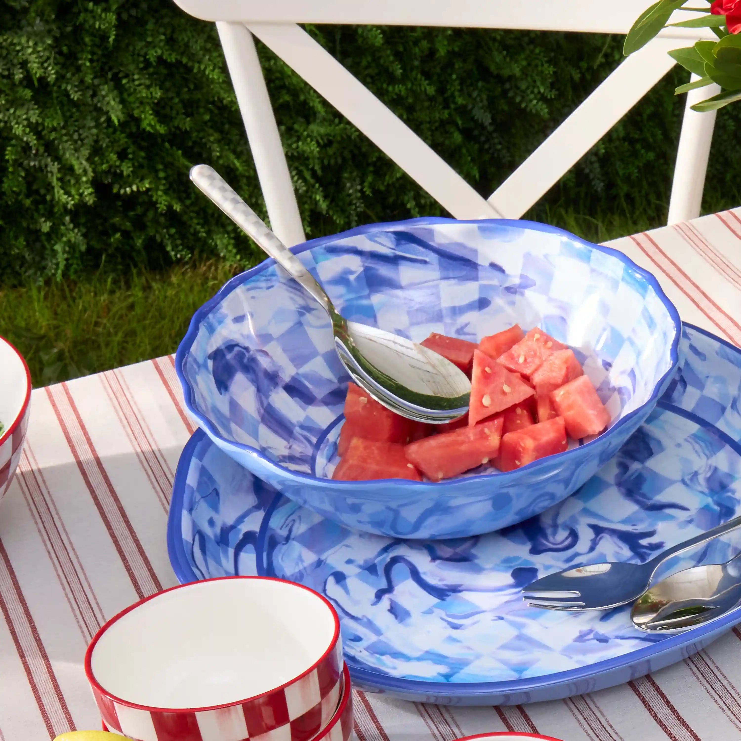 Sterling Check Bistro Serving Spoon