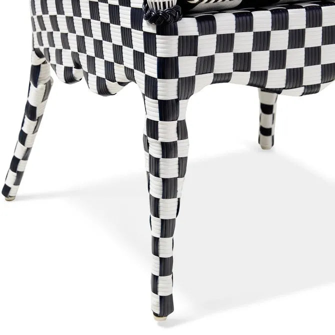 Gambit Check Outdoor Accent Chair