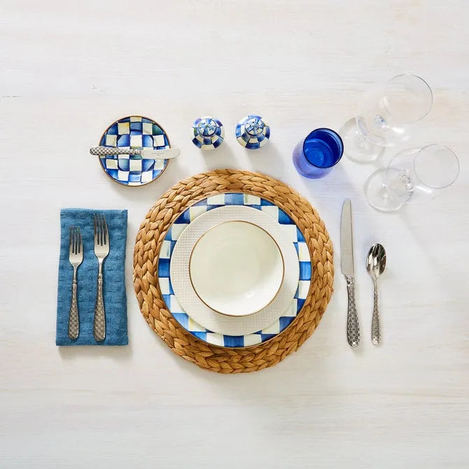 Royal Check Dinner Plate