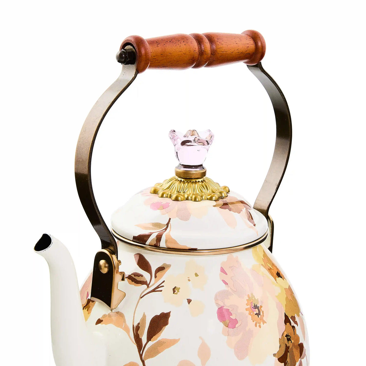 Wildflowers Pink 2 Quart Tea Kettle
