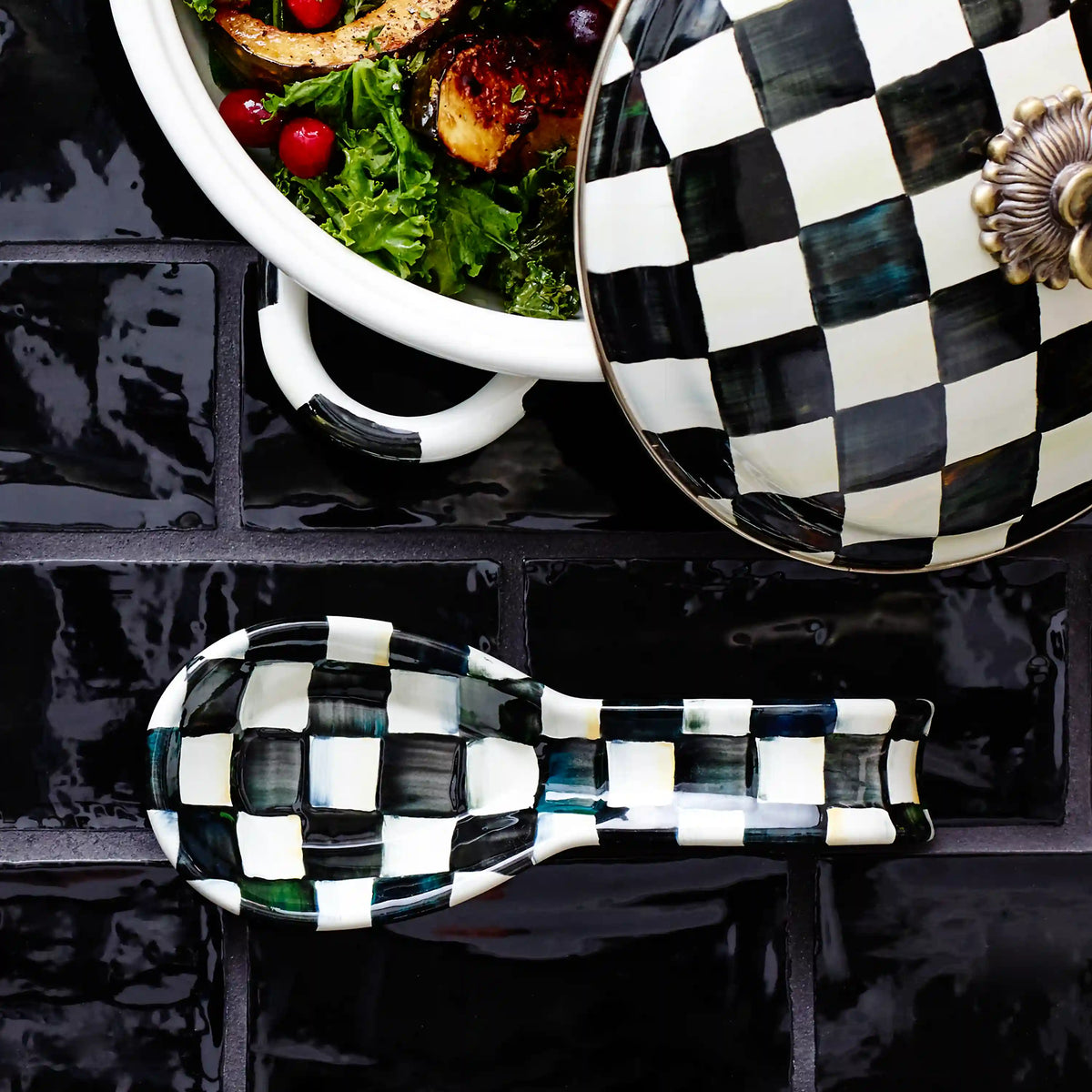 Sky Check Spoon Rest