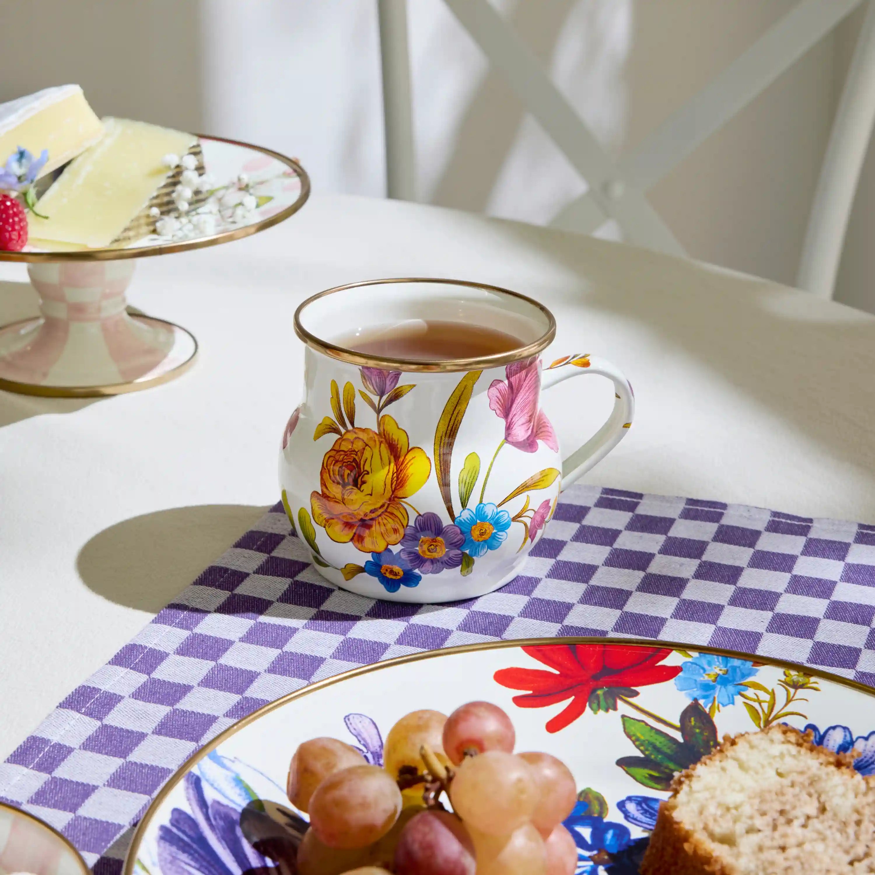 Wild Rose White Mug