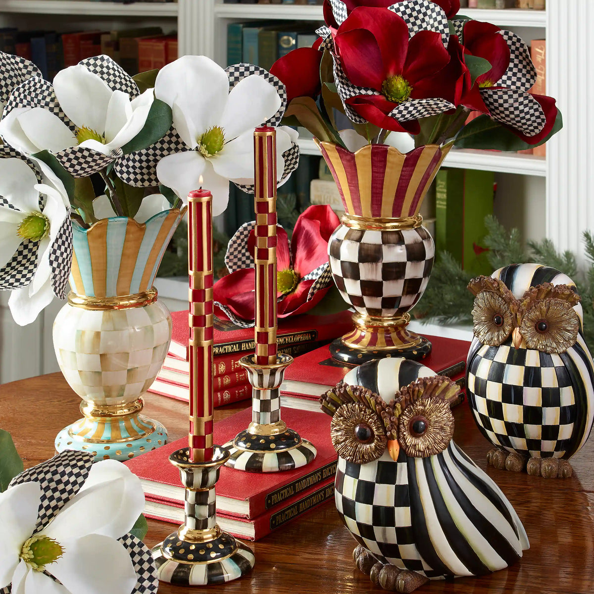 Sterling Check Great Vase
