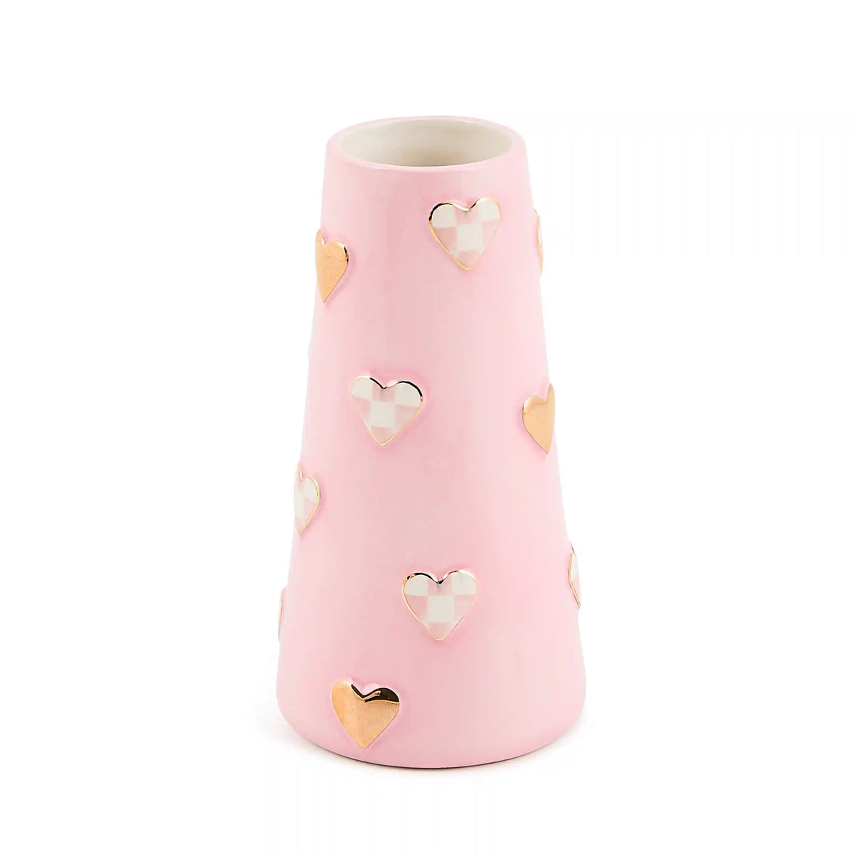 Courtly Check Short Heart Vase