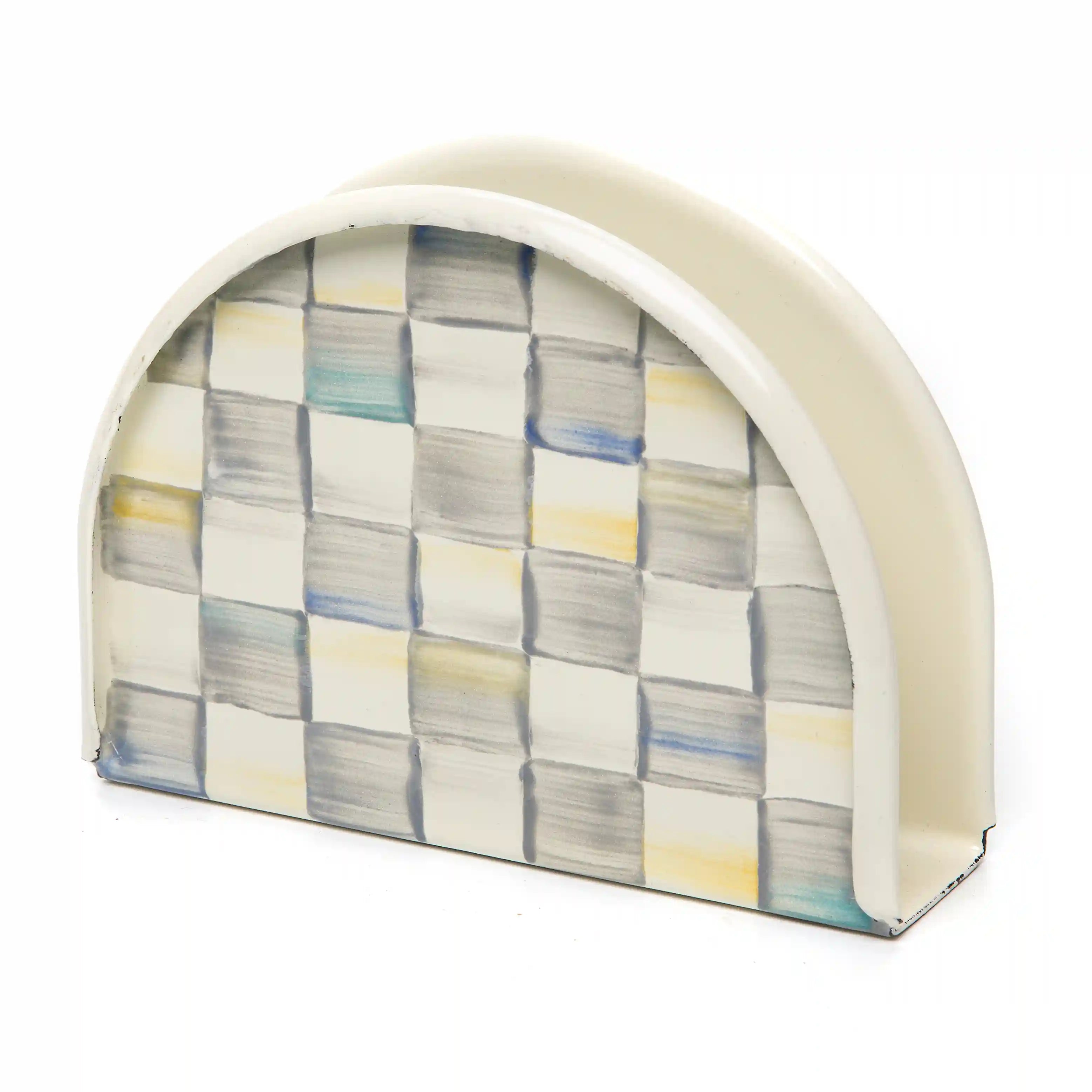 Sky Check Napkin Holder