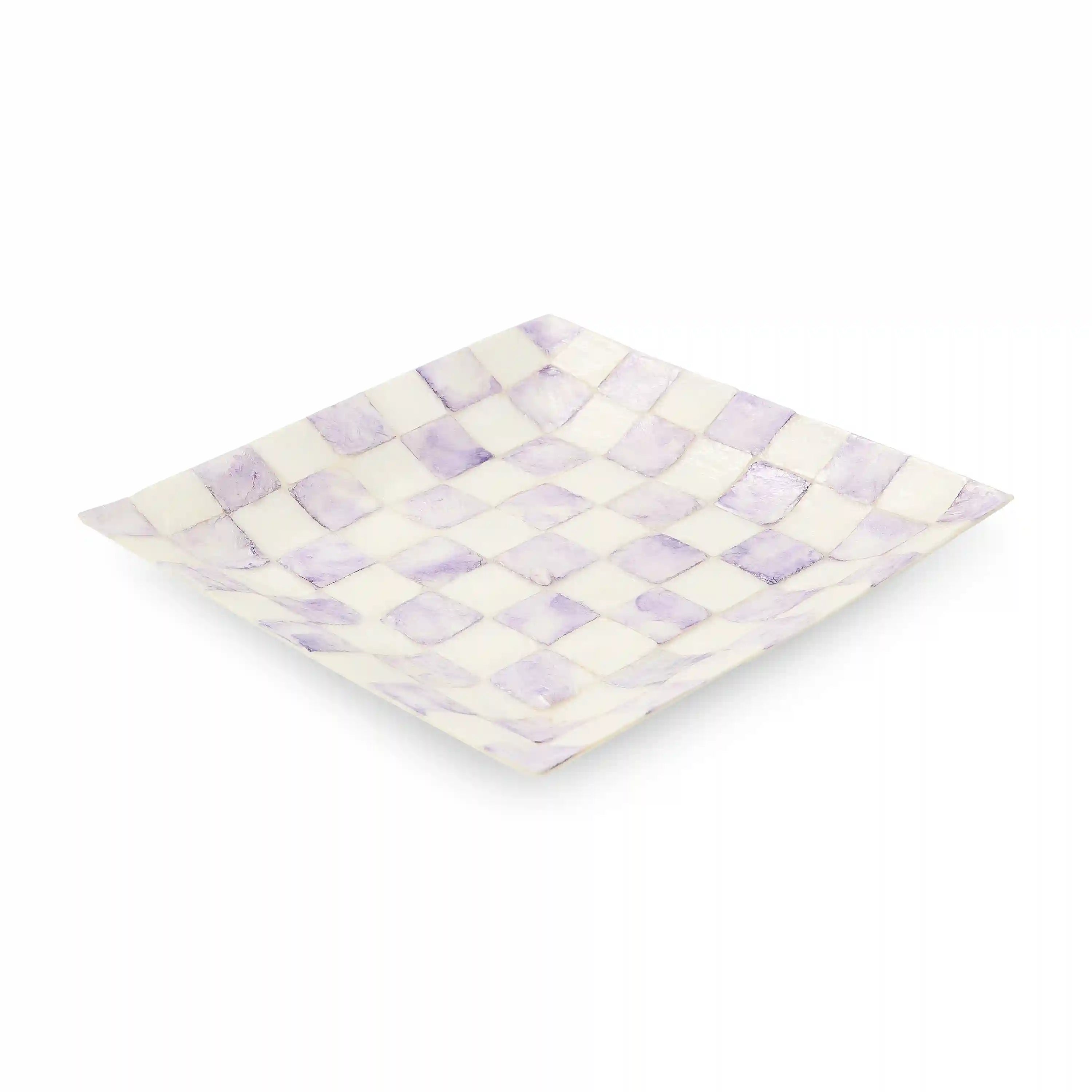 Rosy Check Capiz Catchall Tray
