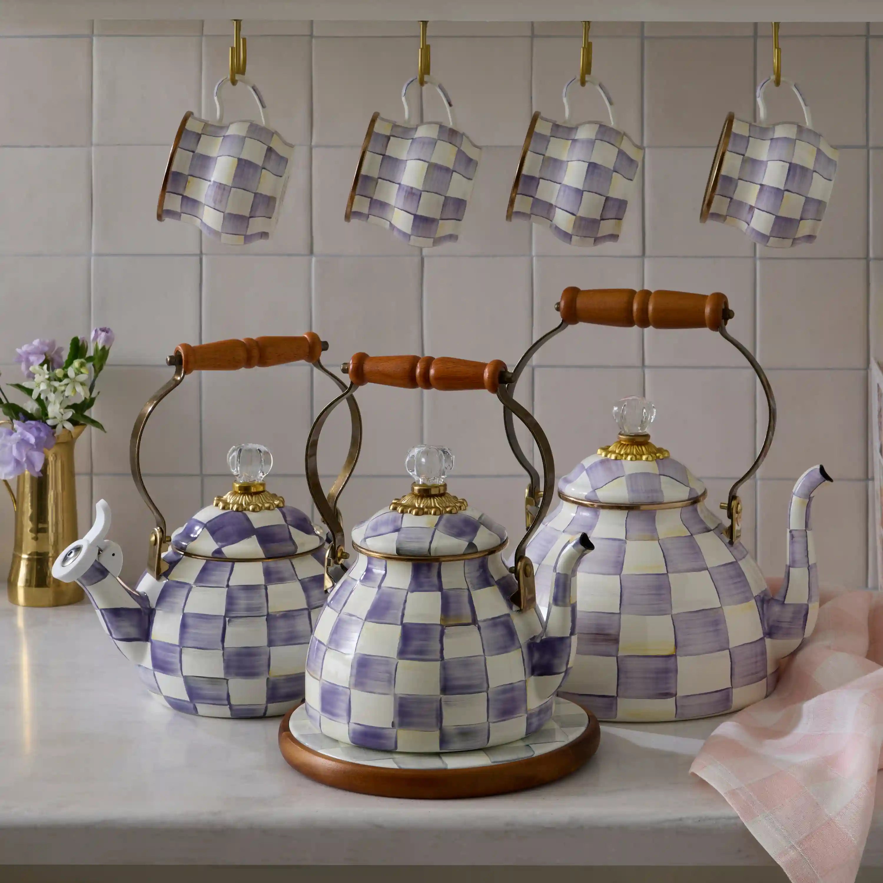 Royal Check 2 Quart Tea Kettle