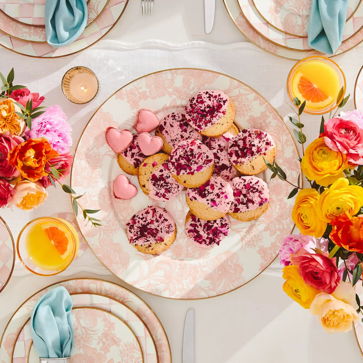 Mocha Check Serving Platter