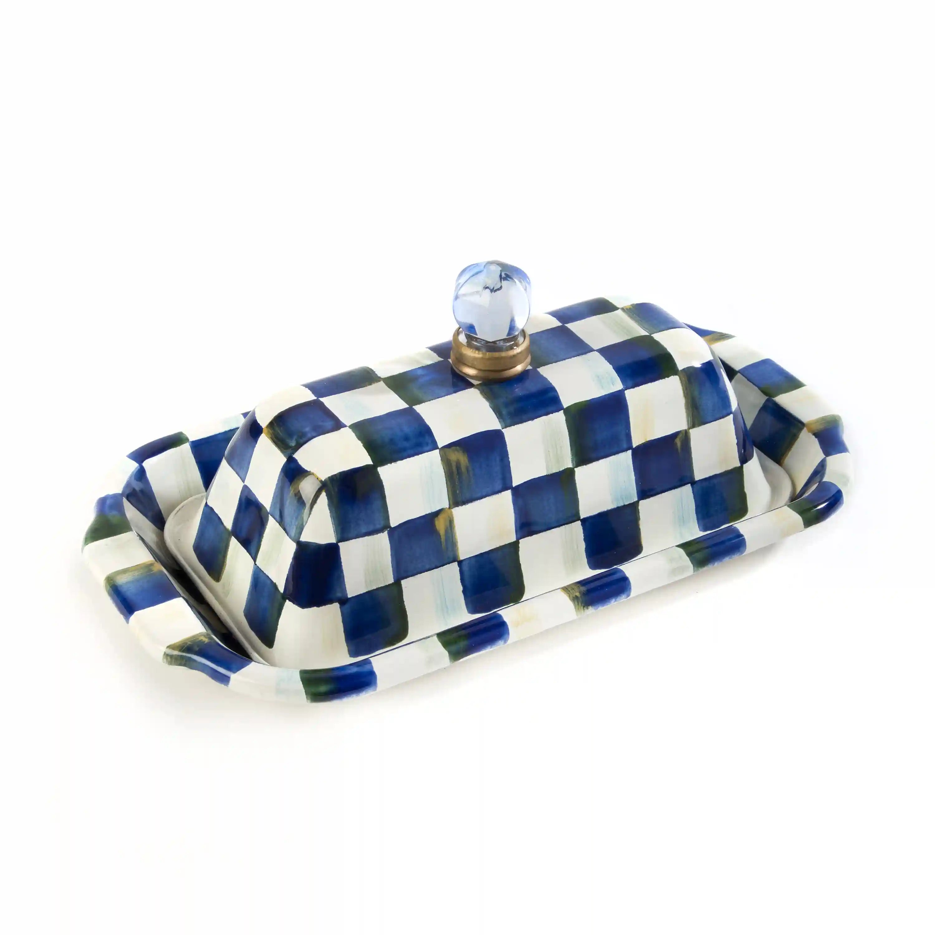 Violet Check Butter Box