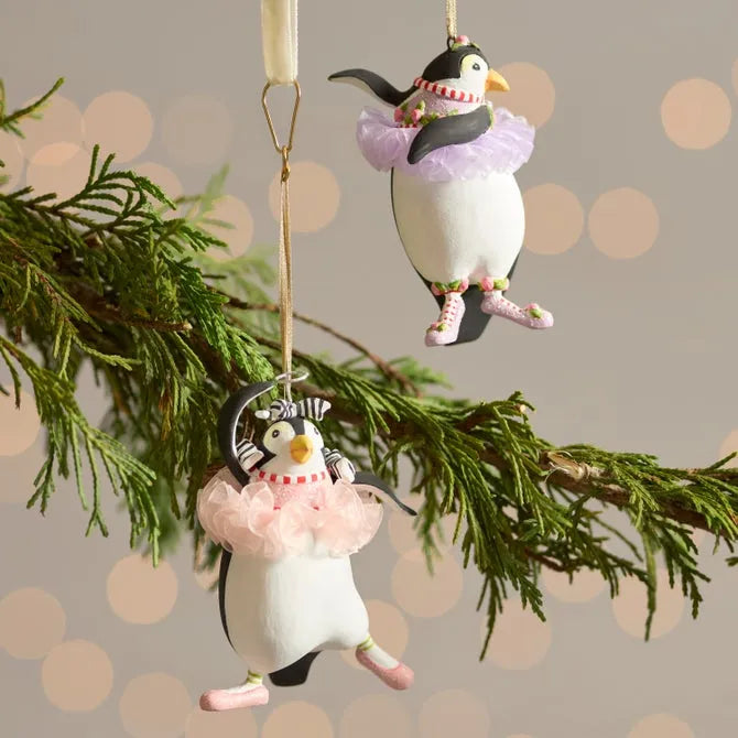 Patience Brewster Penguins En Pointe Mini Ornaments, Set of 4