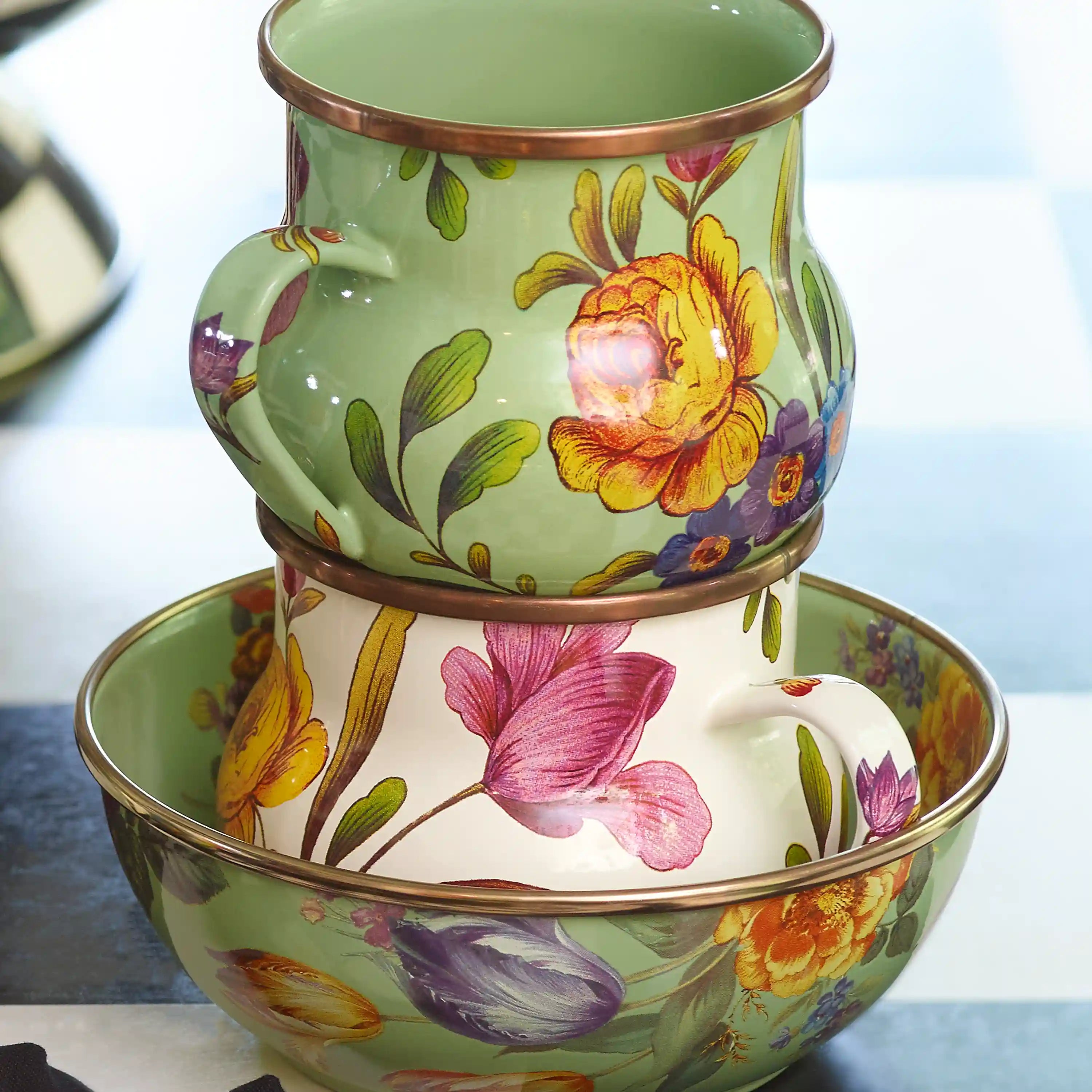 Wild Rose Slate Mug