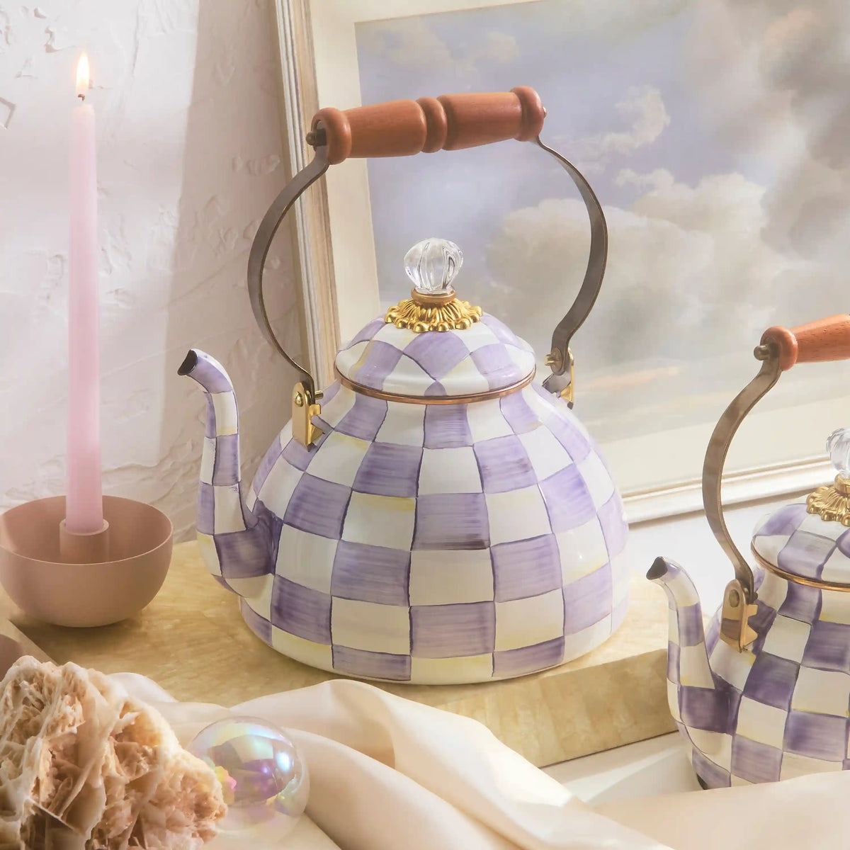 Royal Check 2 Quart Tea Kettle