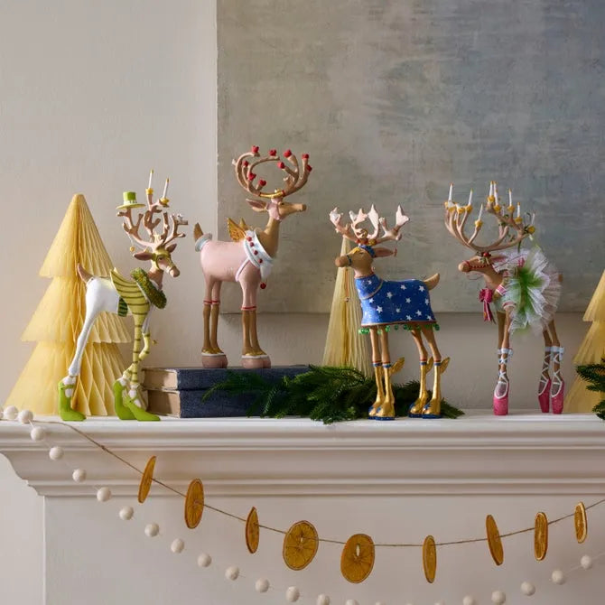 Patience Brewster Dash Away Cupid Reindeer Figure