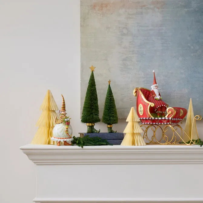 Patience Brewster Dash Away Sisal Elf Tree Figures