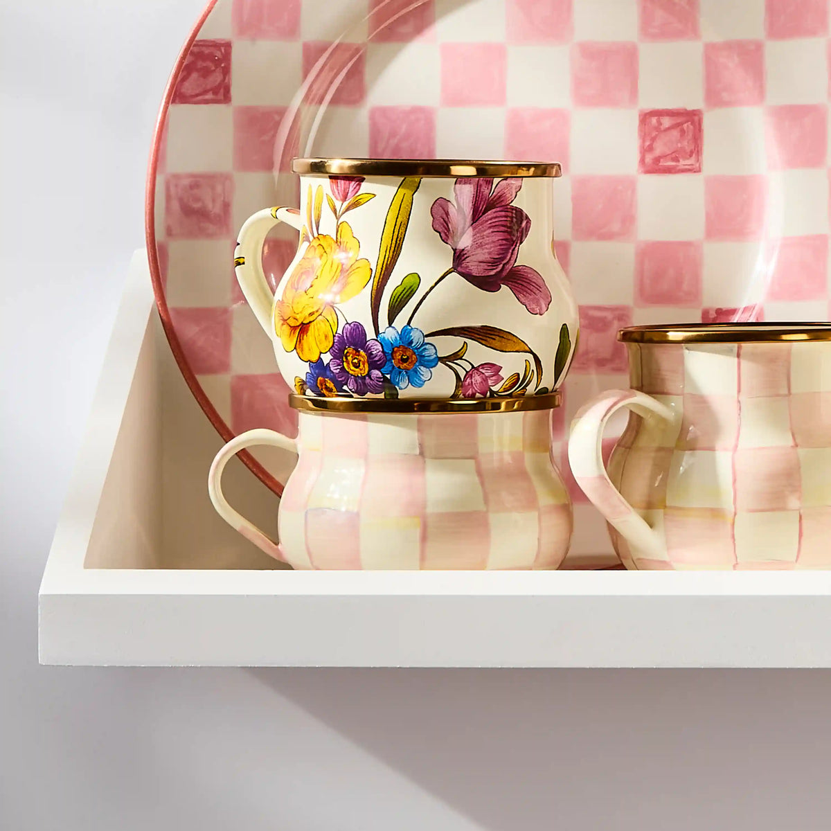 Rosy Check Saucer