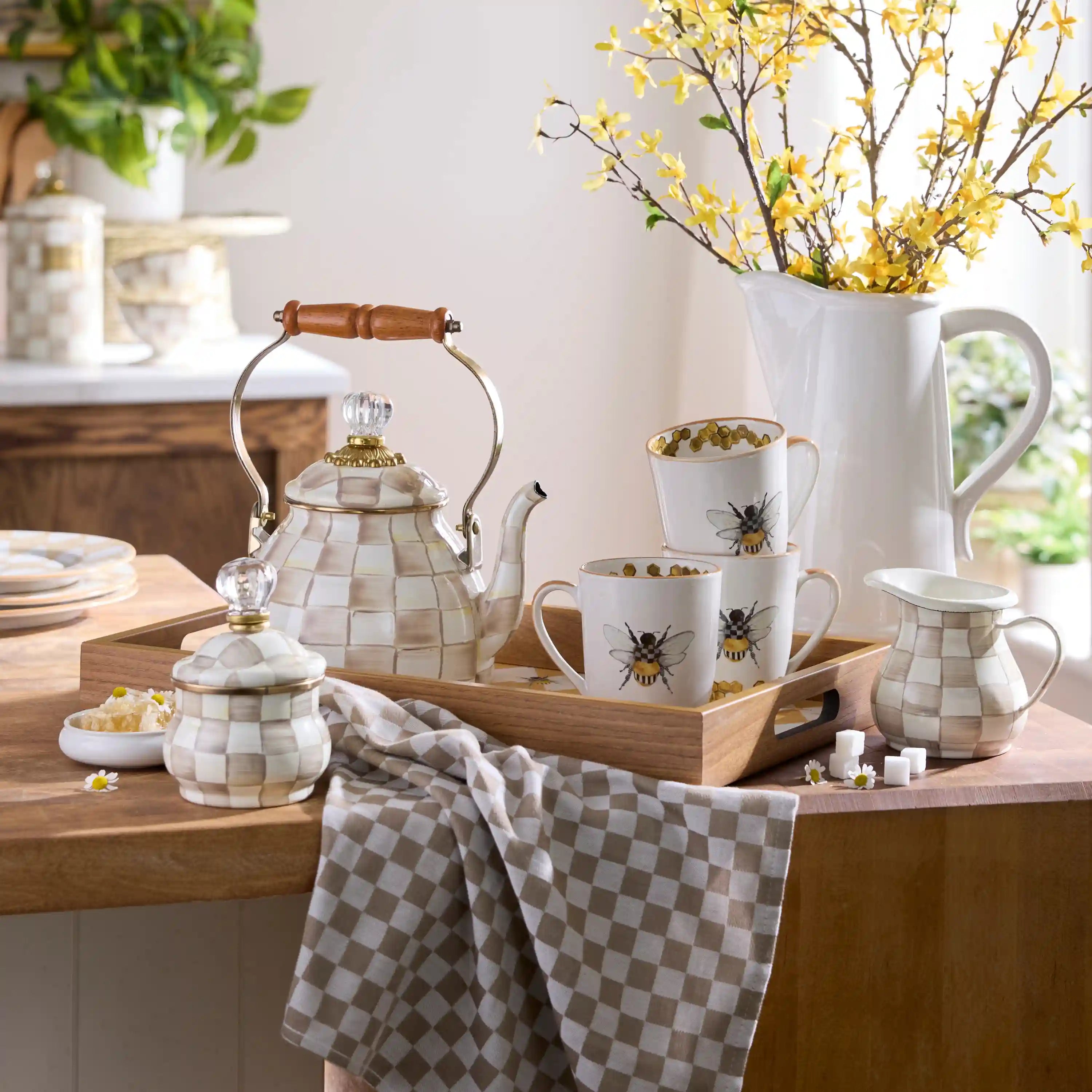 Royal Check 3 Quart Tea Kettle