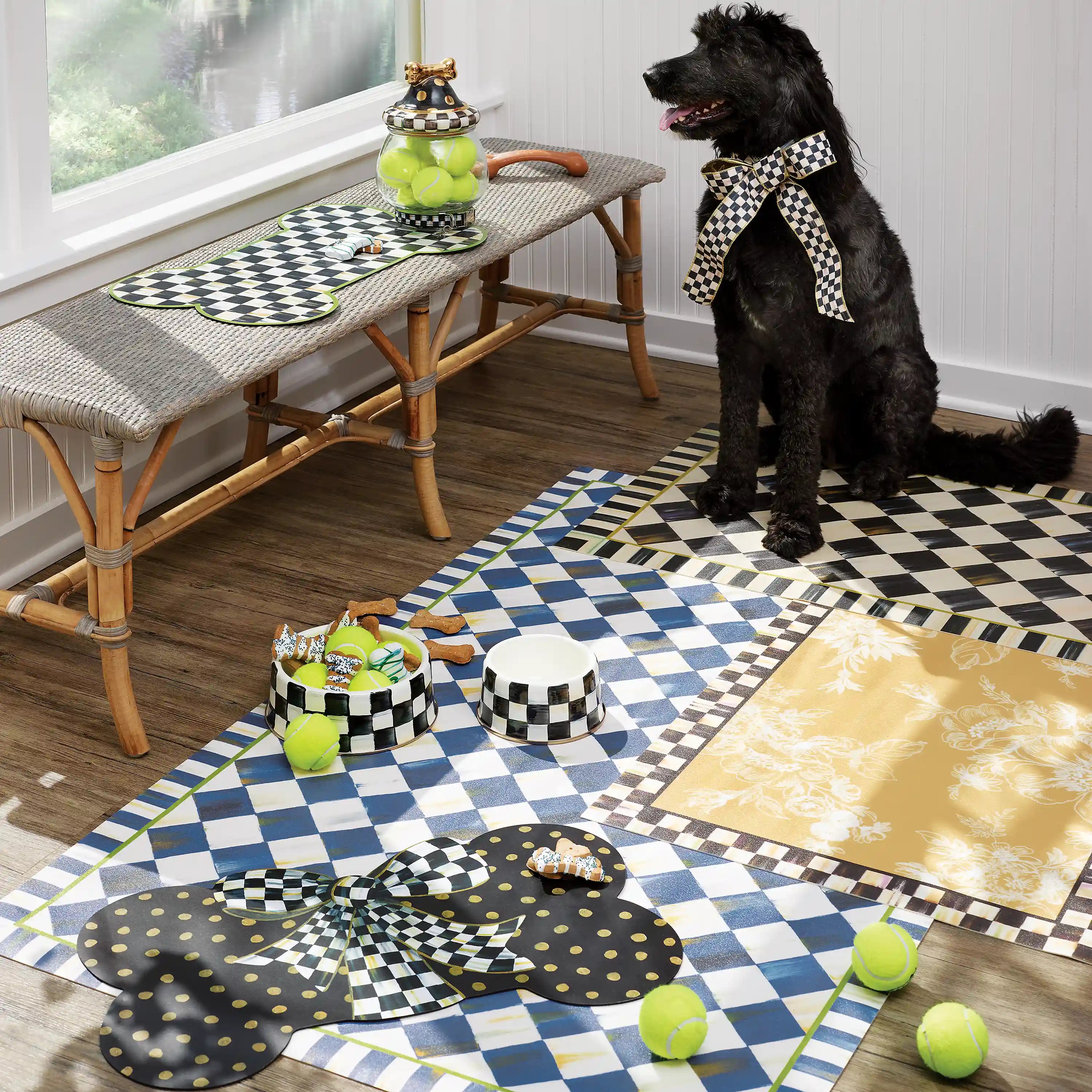 Courtly Check Medium Pet Dish