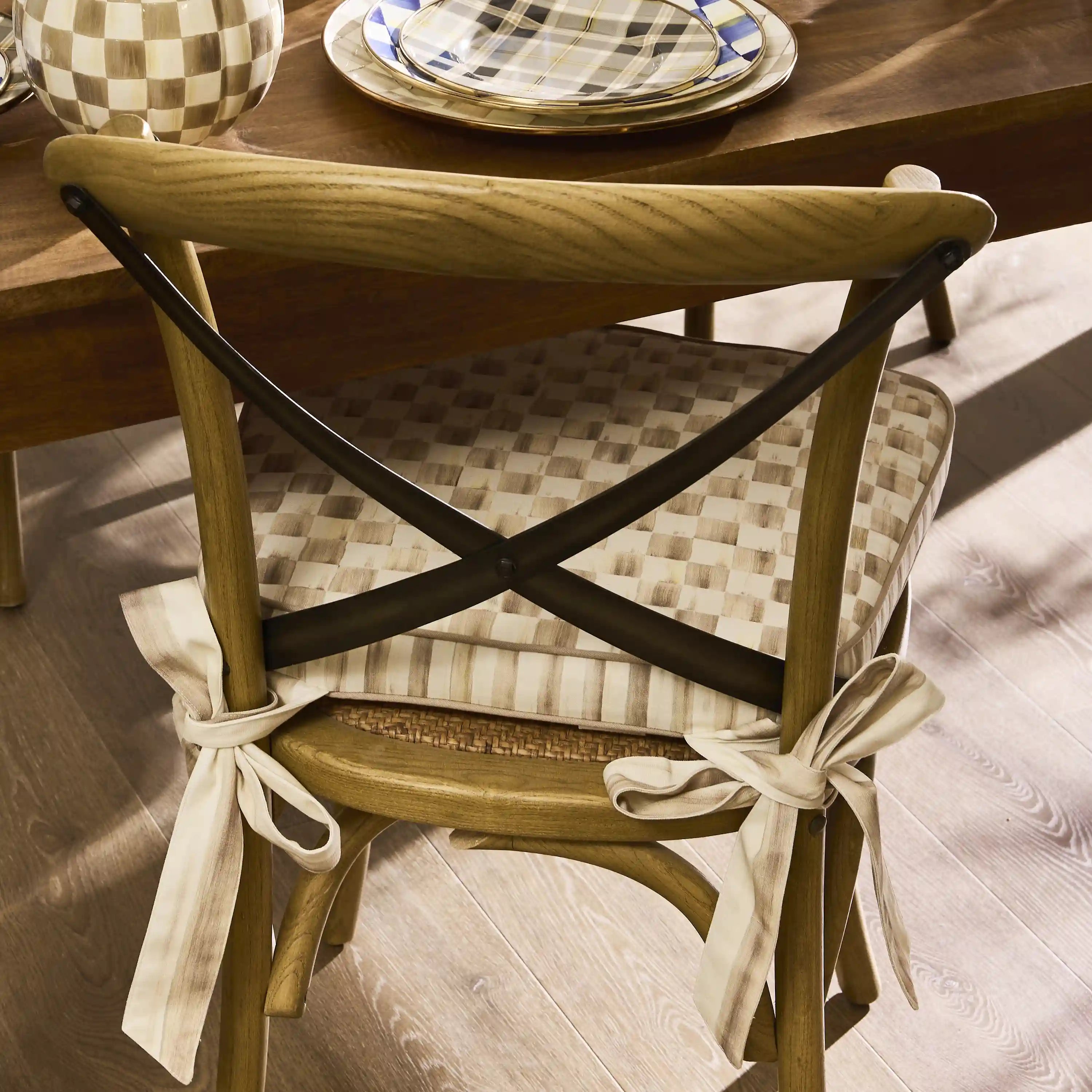 Courtly Check Chair Cushion