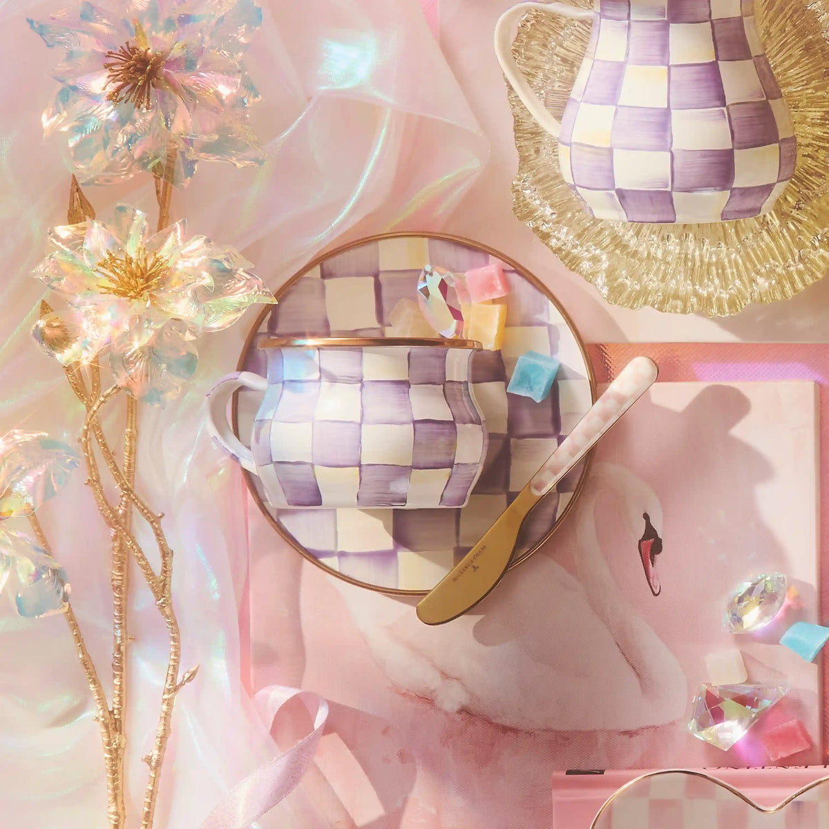 Rosy Check Saucer