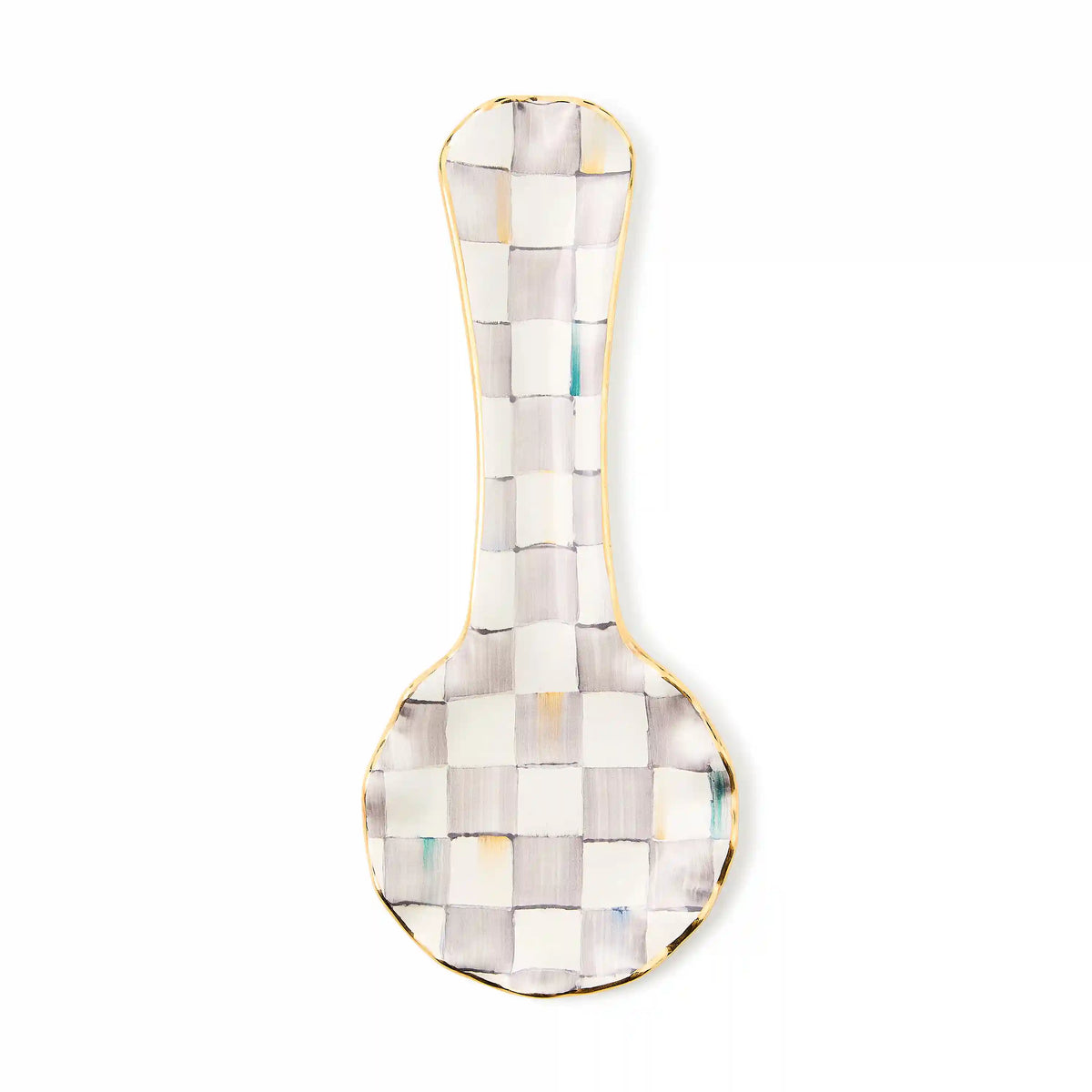Courtly Check Ceramic Spoon Rest