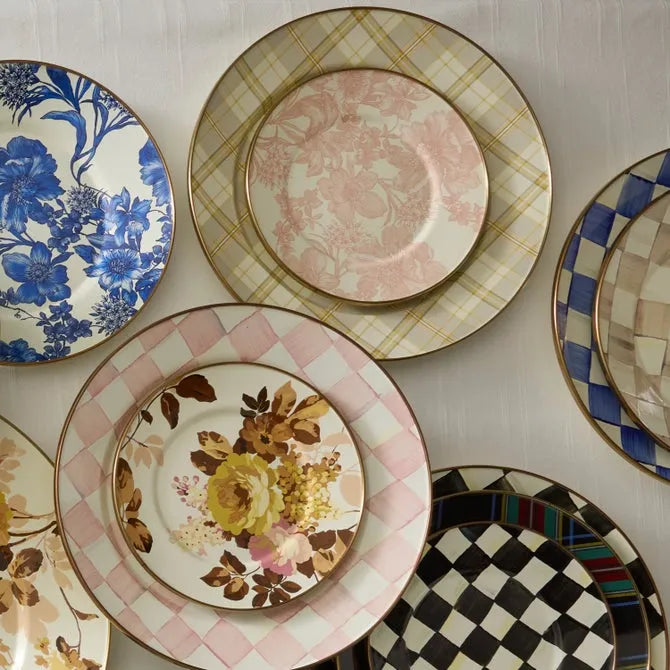 Tartan Latte Charger/Plate