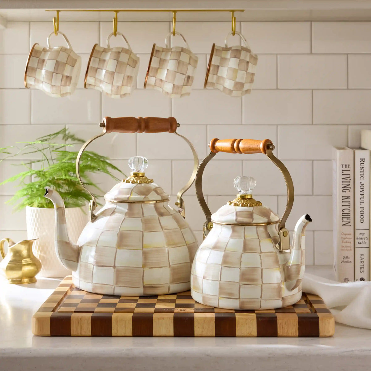 Royal Check 2 Quart Tea Kettle